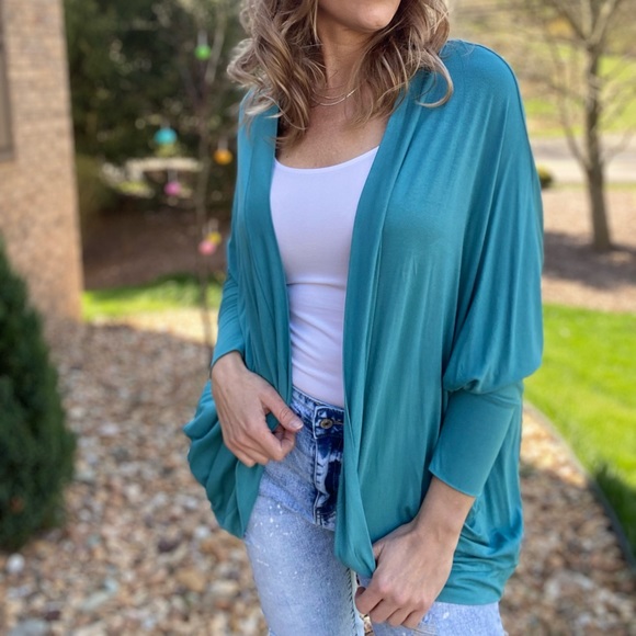 LAST! Carefree Attitude Cardigan - Picture 5 of 8